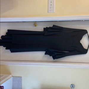 Black Long 3/4 Sleeve Dress